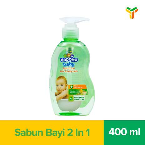 KODOMO BABY WASH ALOE VERA 400ML