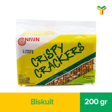 NISSIN CRISPY CRACKERS LEMON 200GR
