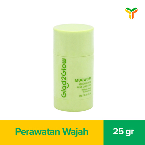 GLAD2GLOW MUGWORT SALICYLIC ACID ACNE CLAY STICK