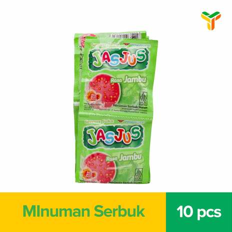 JASJUS Minuman Serbuk Rasa Jambu Biji Sachet/ 8g/10 pcs