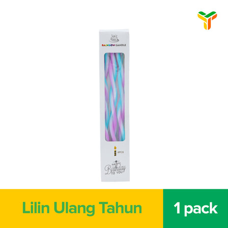 PIB 0695 HBD CANDLE 6 PCS