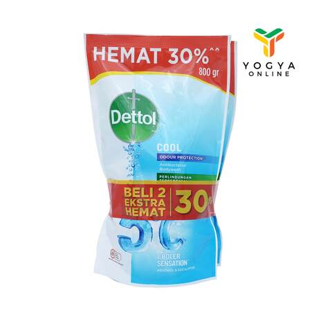DETTOL BW COOL REFILL 2X800ML_1C6P