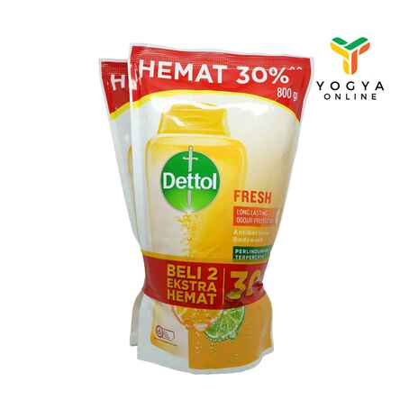 DETTOL BW FRESH REFILL 2X800ML_1C6P