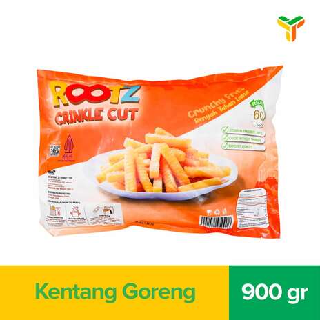 ROOTZ CRINKLE CUT 900GR C10