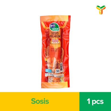SO NICE SOSIS PREMIUM HOT 55GR C80