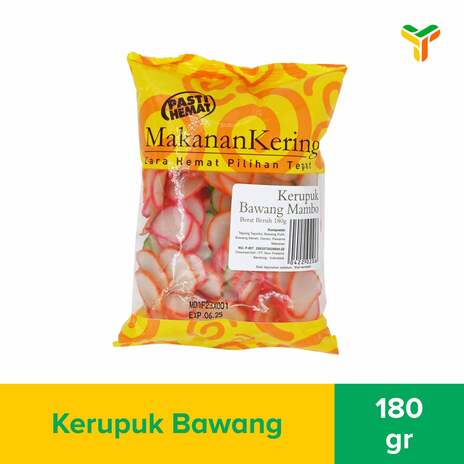 Pasti Hemat Kerupuk mambo bawang mini 180g(m)(1c=12pcs