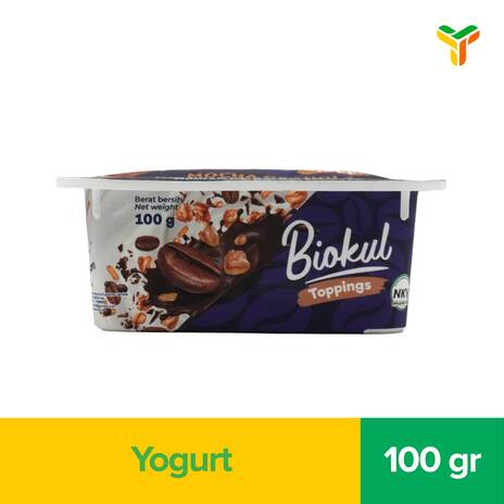 BIOKUL GREEK WITH TOPPINGS MOCHA GRANOLA 100GR C12