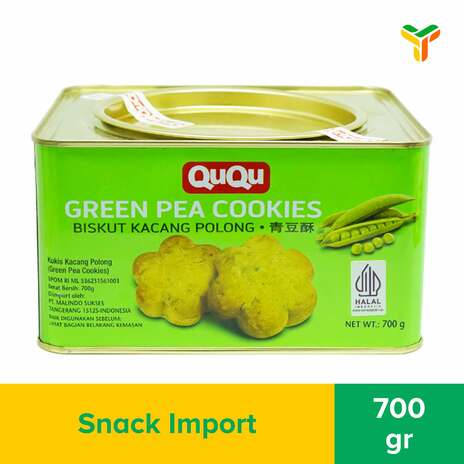QUQU COOKIES GREEN PEAS 700G_1C12P
