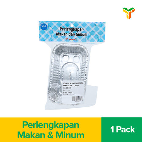 YOA LOYANG AL FOIL PERSEGI 8X13.5 CM 10 P