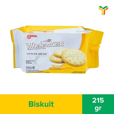 NISSIN WHOLE WHEAT BISCUIT 215G