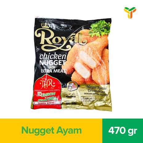 BELFOODS ROYAL NUGGET DRUMMIES 470GR C12