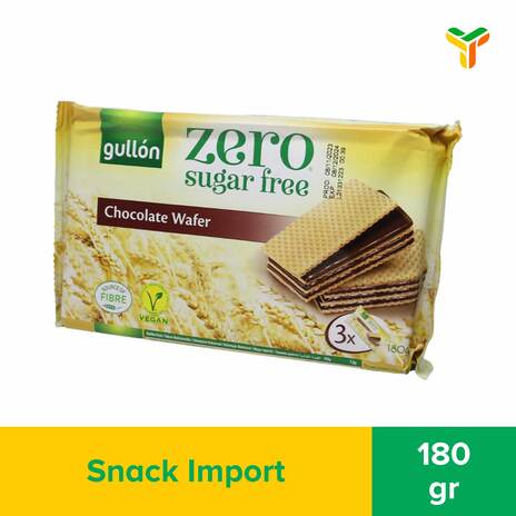 GULLON WAFER CHOCOLATE ZERO 180G