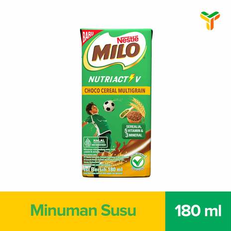MILO UHT NUTRIACTIV CHOCO CEREAL 180ML