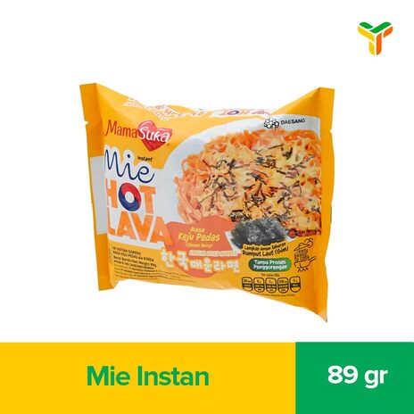 MAMASUKA MIE HOT LAVA KEJU PEDAS  89G