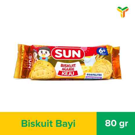 SUN BISKUIT MARIE KEJU ROLL 80G