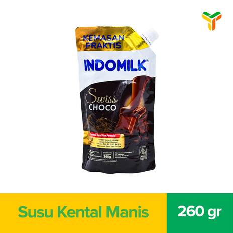 INDOMILK KENTAL MANIS CHOCO POUCH 260G_1C24P