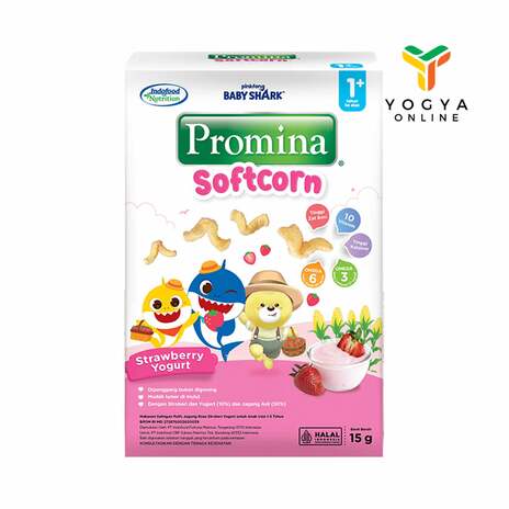 PROMINA SOFTCORN STRAWBERRY YOGURT 15G_1C24P
