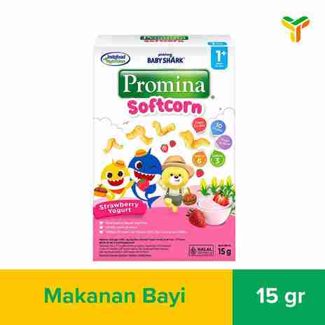 PROMINA SOFTCORN STRAWBERRY YOGURT 15G