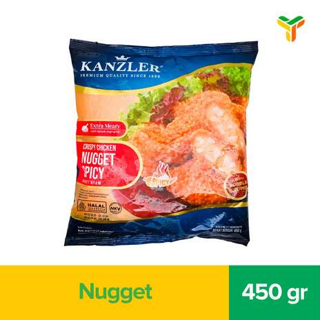 KANZLER CRISPY CHICKEN NUGGET SPICY 450GR