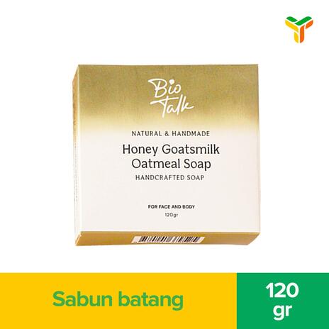 BIOTALK HONEY GOATSMILK OATMILK SOAP 120G