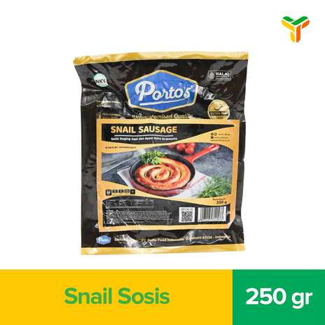 PORTOS SNAIL SOSIS 250GR (C8)