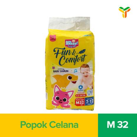 BABY HAPPY PANTS FUN COMFORT M32 1C4P