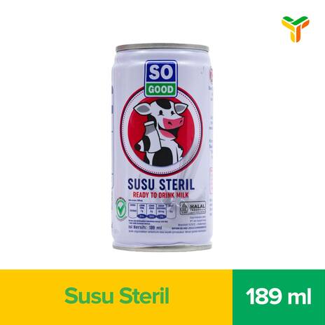 SO GOOD SUSU STERIL CAN 189ML_1C30P