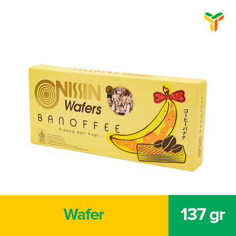 NISSIN BANANA COFFEE WAFERS 137 G
