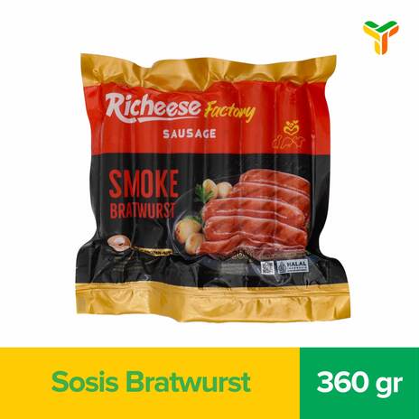 RICHEESE FACTORY SAUSAGE SMOKE BRATWURST 360GR C16