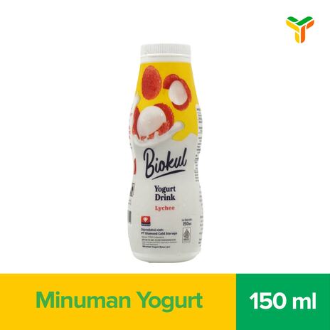 BIOKUL YOGURT DRINK LYCHEE 150ML C12