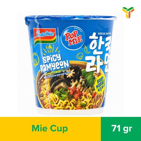 POP MIE RASA KOREAN SPICY RAMYEON 71GR