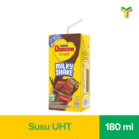 DANCOW MILKY SHAKE CHOCO HAZELNUT UHT 180ML