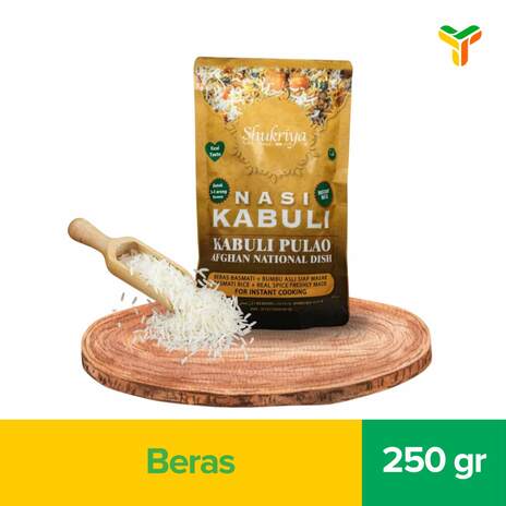 SHUKRIYA NASI INSTANT KABULI 250G_1C25P