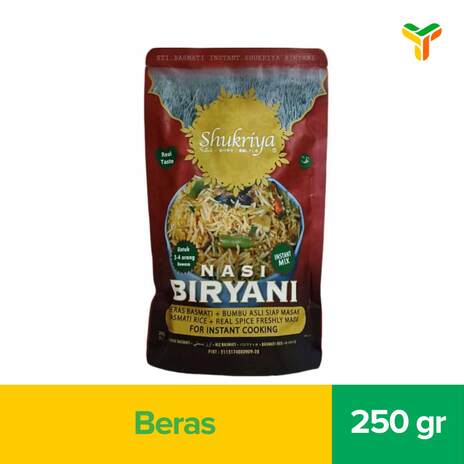 SHUKRIYA NASI INSTANT BIRYANI 250G_1C25P