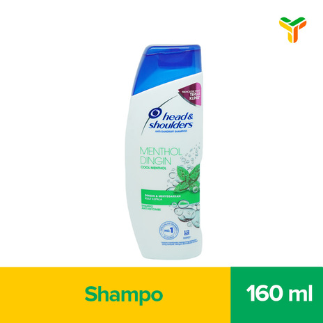 Head&shoulder Shampoo Cool Menthol 160ml(1c=24)
