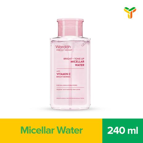 WARDAH MICELLAR WATER BRIGHT TONE UP 240ML