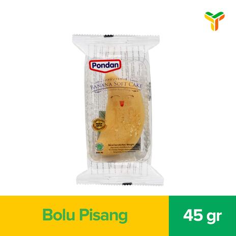 PONDAN BANANA SOFT CAKE ORIGINAL 45GR C8