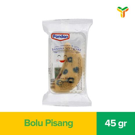 PONDAN BANANA SOFT CAKE BLUEBERRY 45GR C8