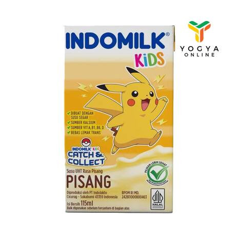 INDOMILK KIDS BANANA 115ML_1C40P