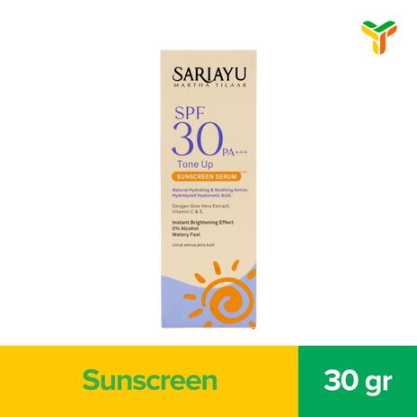 SARIAYU SUNSCREEN SERUM TONE UP SPF30_ 30GR