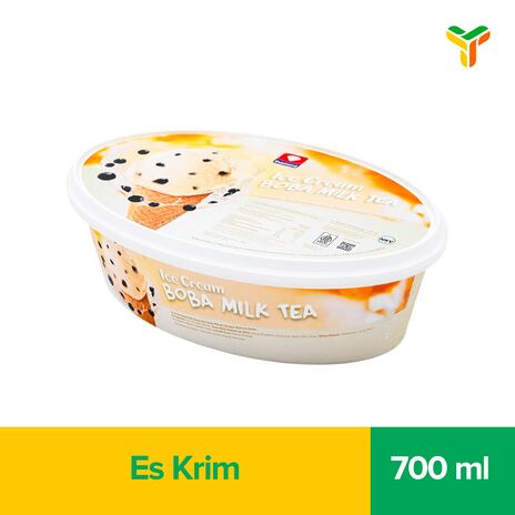 DIAMOND ICE CREAM BOBA MILK TEA 700ML C4