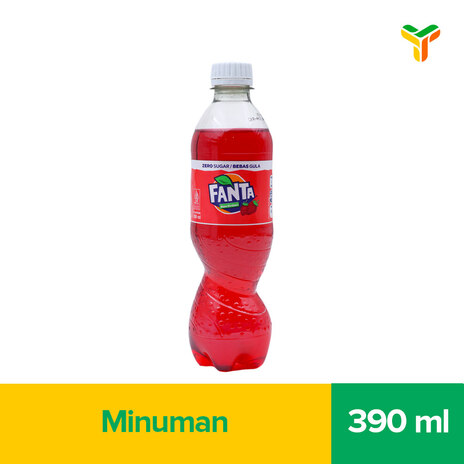 FANTA STRAWBERRY ZERO SUGAR 390 ML_1C12P