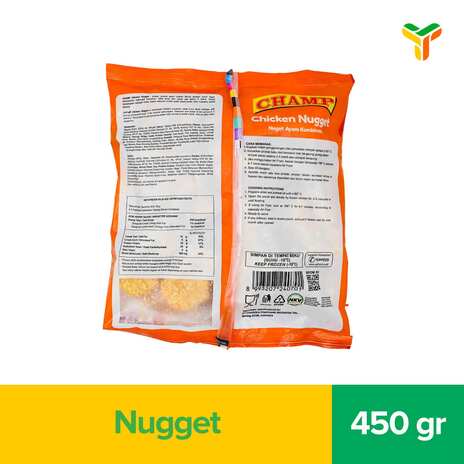 CHAMP CHICKEN NUGGET 450GR C12