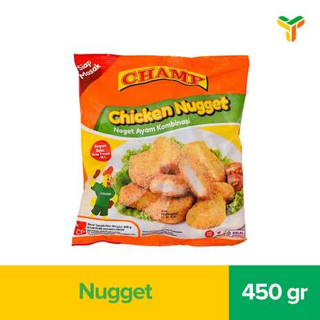 CHAMP CHICKEN NUGGET 450GR C12