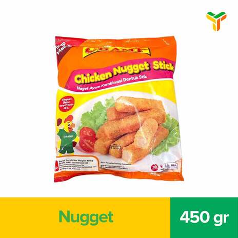 CHAMP CHICKEN NUGGET STICK 450GR C12