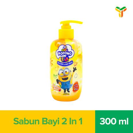 KODOMO BODY WASH 2IN1 TROPICAL FRUIT 300ML