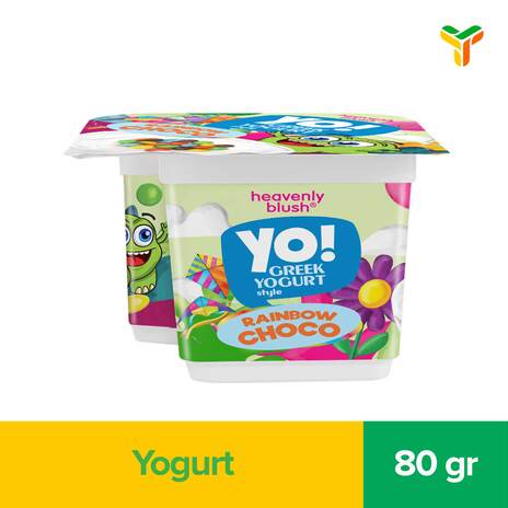 HEAVENLY BLUSH YO GREEK YOGURT CHOCO RAINBOW80 C12