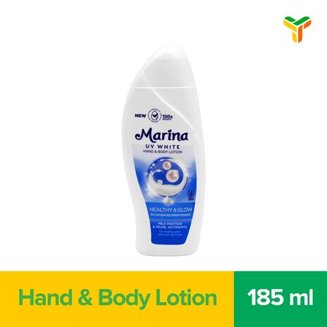 Marina Uv White Hand Body Lotion Healthy N Glow 185ml