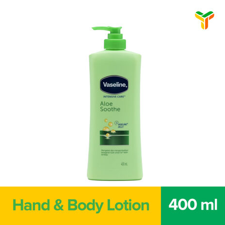 Vaseline Hand Body Lotion IC Aloe Soothe 400ml_1c12p_21185961