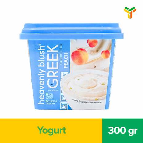 HEAVENLY BLUSH GREEK YOGURT PEACH 300GR